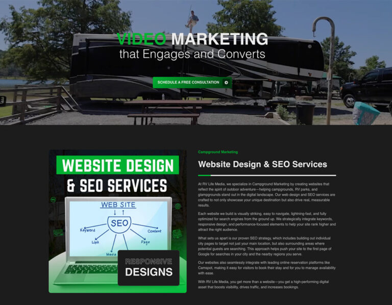 website redesign Seneca SC